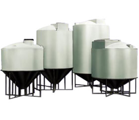 conical bottom storage tank